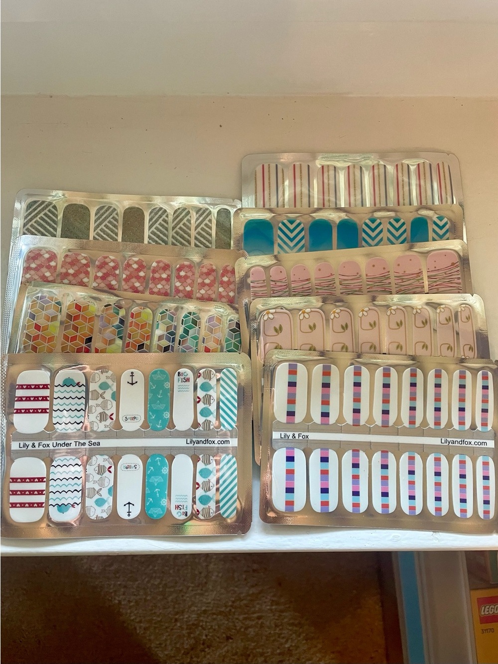 Lily & Fox Nail Wrap Sets -Bundle of 9
